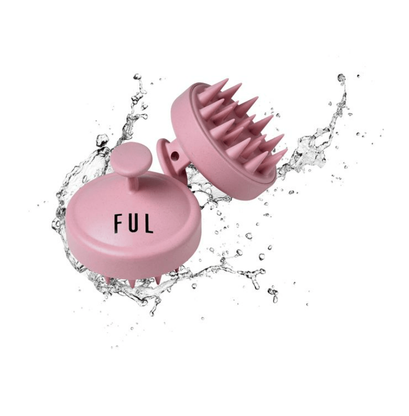 Pink Scalp Massager by FUL