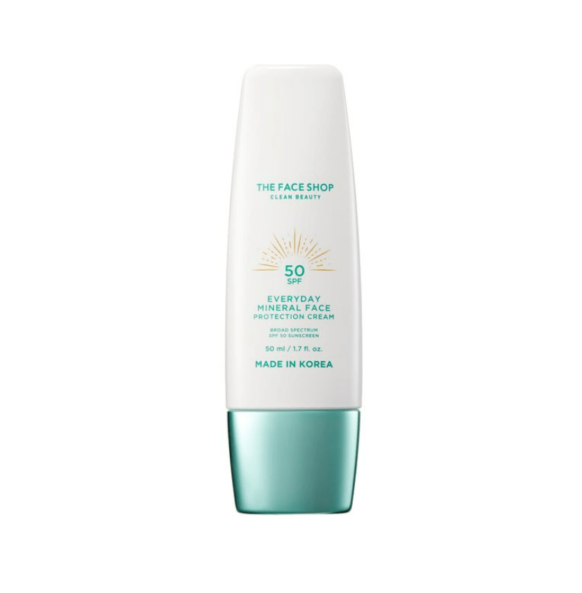 Gentle Mineral SPF with Barrier-Friendly Ingredients: The Face Shop Everyday Mineral Sunscreen SPF 50 